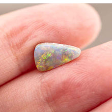 Load image into Gallery viewer, Triangle Natural Australian Black Opal Loose Gemstone 1.26 ct