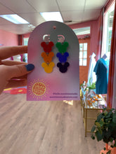 Load image into Gallery viewer, Rainbow Mickey Dangle Earrings