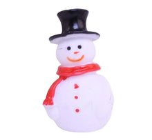Load image into Gallery viewer, Vintage Hand-Painted Miniature Snowman Figure Set of 3