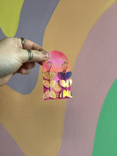 Load image into Gallery viewer, Shimmering Iridescent Petal Earrings