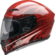 Load image into Gallery viewer, Z1R, Z1R Jackal Helmet Patriot Red Medium - Aerodynamic Shell with Anti-Fog Shield and Sun Visor