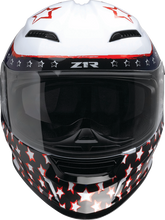 Load image into Gallery viewer, Z1R, Z1R Jackal Helmet Patriot Red/White/Blue 3XL - Aerodynamic Polycarbonate Shell with Sun Visor