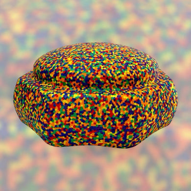 **Pre-order (Ships in 3-4 Weeks)**Rainbow Confetti Stepping Stone (Single Piece)