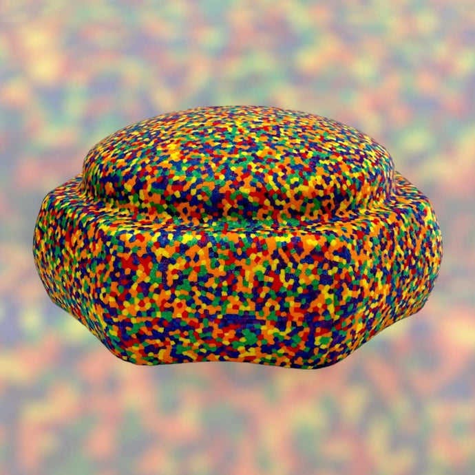 **Pre-order (Ships in 3-4 Weeks)**Rainbow Confetti Stepping Stone (Single Piece)