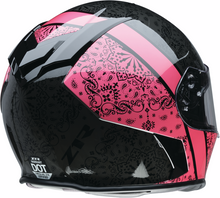 Load image into Gallery viewer, Z1R, Z1R Warrant Helmet - PAC Pink Large | Polycarbonate Shell with Drop-Down Sun Visor