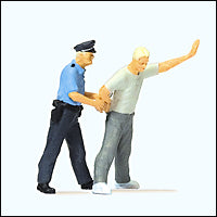 Load image into Gallery viewer, Preiser 28119 HO Scale Emergency Personnel -- Under Arrest