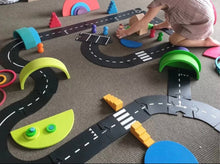 Load image into Gallery viewer, Rubber Roads Play Set