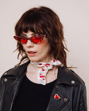 Load image into Gallery viewer, Cherry Bomb - Convertible Scrunchie Tie