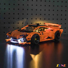 Load image into Gallery viewer, Light Kit for LEGO Lamborghini Huracán Tecnica Orange #42196