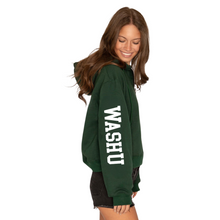 Load image into Gallery viewer, WashU Quarter Zip Hoodie