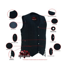 Load image into Gallery viewer, Men's Ten Pocket Denim Utility Vest - TALL