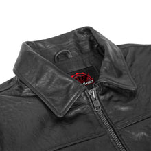 Load image into Gallery viewer, Men's Black Drum Dyed New Zealand Lambskin Jacket