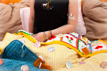 Load image into Gallery viewer, "The Normal Amount of Pain is Zero" Newspaper Pinback Button