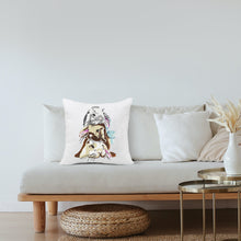Load image into Gallery viewer, Beaded Bunny Rabbit Pillow Case
