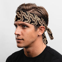Load image into Gallery viewer, Blue Steel Tie Headband