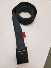 Load image into Gallery viewer, 2" x 6 Ft Black Aramid Fiber Web Strap w/ Flat Hook | S206FH-KEV