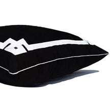 Load image into Gallery viewer, Black White Greek Key Pillow Cover