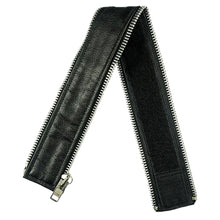 Load image into Gallery viewer, VXP51 Men's Black Universal Vest Expander Panel with Silver Aluminum Zip