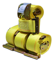 Load image into Gallery viewer, 2&quot; x 12 Ft Interior Van Cam Buckle E-Track Strap w/ Spring E Fittings | 4 PACK