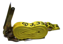 Load image into Gallery viewer, 2&quot; x 27 Ft. Flatbed Ratchet Strap w/ Wire Hooks | R27W