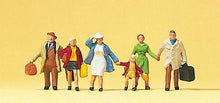 Load image into Gallery viewer, Preiser 10281 HO Scale Passengers -- Travelers w/Luggage