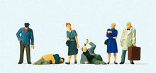 Load image into Gallery viewer, Preiser 10592 HO Scale Passengers -- At the Train Station pkg(6)
