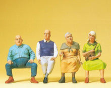 Load image into Gallery viewer, Preiser 45122 G Scale Pedestrians -- Seated Travellers #2