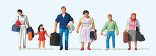 Load image into Gallery viewer, Preiser 10784 HO Scale Travelers Carrying Luggage -- pkg(6)