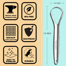 Load image into Gallery viewer, [2PKS] KN FLAX Tongue Scraper with Cases | Medical Grade