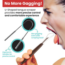Load image into Gallery viewer, [2PKS] KN FLAX U Shaped Tongue Scraper | Medical Grade