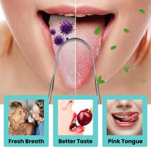 Load image into Gallery viewer, [2PKS] KN FLAX U Shaped Tongue Scraper | Medical Grade