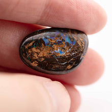 Load image into Gallery viewer, Natural Australian Boulder Opal Loose Gemstone Blue&amp; Green&amp; Purple