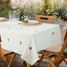 Load image into Gallery viewer, Gingerbread Christmas Embroidered Table Cloth