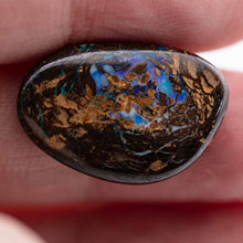 Load image into Gallery viewer, Natural Australian Boulder Opal Loose Gemstone Blue&amp; Green&amp; Purple