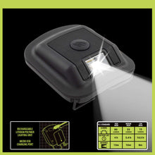 Load image into Gallery viewer, Beanie Clip-On Lamp Rechargeable Lamp - USB Rechargeable Headlamp