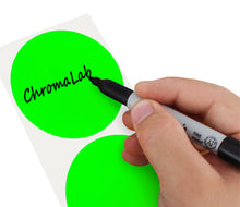 Load image into Gallery viewer, 3" Removable Round Color Coding Sheeted Dot Kit (Fluorescent): 100/Pack