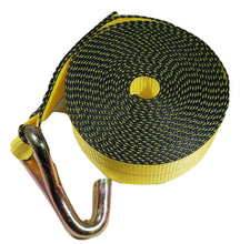 Load image into Gallery viewer, 3" x 30 Ft Heavy Duty Flatbed Ratchet Strap w/ Wire Hooks | R330W