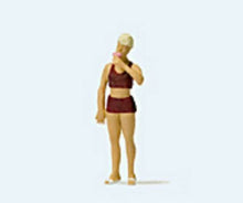 Load image into Gallery viewer, Preiser 28163 HO Scale Woman Eating Ice Cream