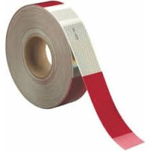 Load image into Gallery viewer, 2&quot; Conspicuity Tape 6&quot; Red / 6&quot; White 3M™  Diamond Grade™ x 150 ft