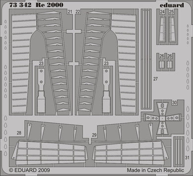 Eduard 73342 1/72 Aircraft- Re2000 for ITA (Painted Self Adhesive)