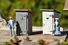 Load image into Gallery viewer, Piko 62719 G Scale Outhouse 2-Pack Built-Up