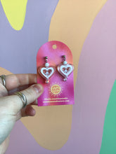 Load image into Gallery viewer, Beating Heart Beaded Earrings