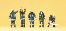 Load image into Gallery viewer, Preiser 10486 HO Scale Emergency - Modern German Firefighters