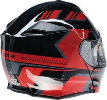 Load image into Gallery viewer, Z1R, Z1R Solaris 2.0 Helmet First Tracks Electric Dual Pane Shield Black/Red Medium 0120-0827