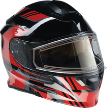 Load image into Gallery viewer, Z1R, Z1R Solaris 2.0 Helmet First Tracks Electric Dual Pane Shield Black/Red Small - Part 0120-0826