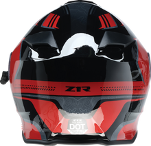 Load image into Gallery viewer, Z1R, Z1R Solaris 2.0 Helmet First Tracks Electric Dual Pane Shield XL - Black/Red