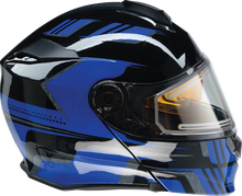 Load image into Gallery viewer, Z1R, Z1R Solaris 2.0 Helmet First Tracks Electric Dual Pane Shield Black/Blue Small 0120-0832