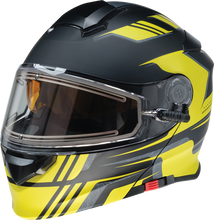 Load image into Gallery viewer, Z1R, Z1R Solaris 2.0 Helmet - First Tracks Electric Dual Pane Shield - Black/Hi-Viz, Medium (Part #0120-0839)