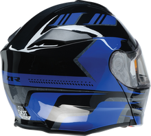 Load image into Gallery viewer, Z1R, Z1R Solaris 2.0 Helmet - First Tracks Electric Dual Pane Shield - Black/Blue XL (Part Number 0120-0835)