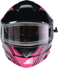 Load image into Gallery viewer, Z1R, Z1R Solaris 2.0 Helmet - First Tracks Electric Dual Pane Shield - Black/Pink, Small (Part #0120-0844)